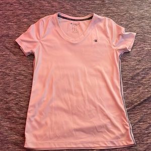 White Champion vapor tee
